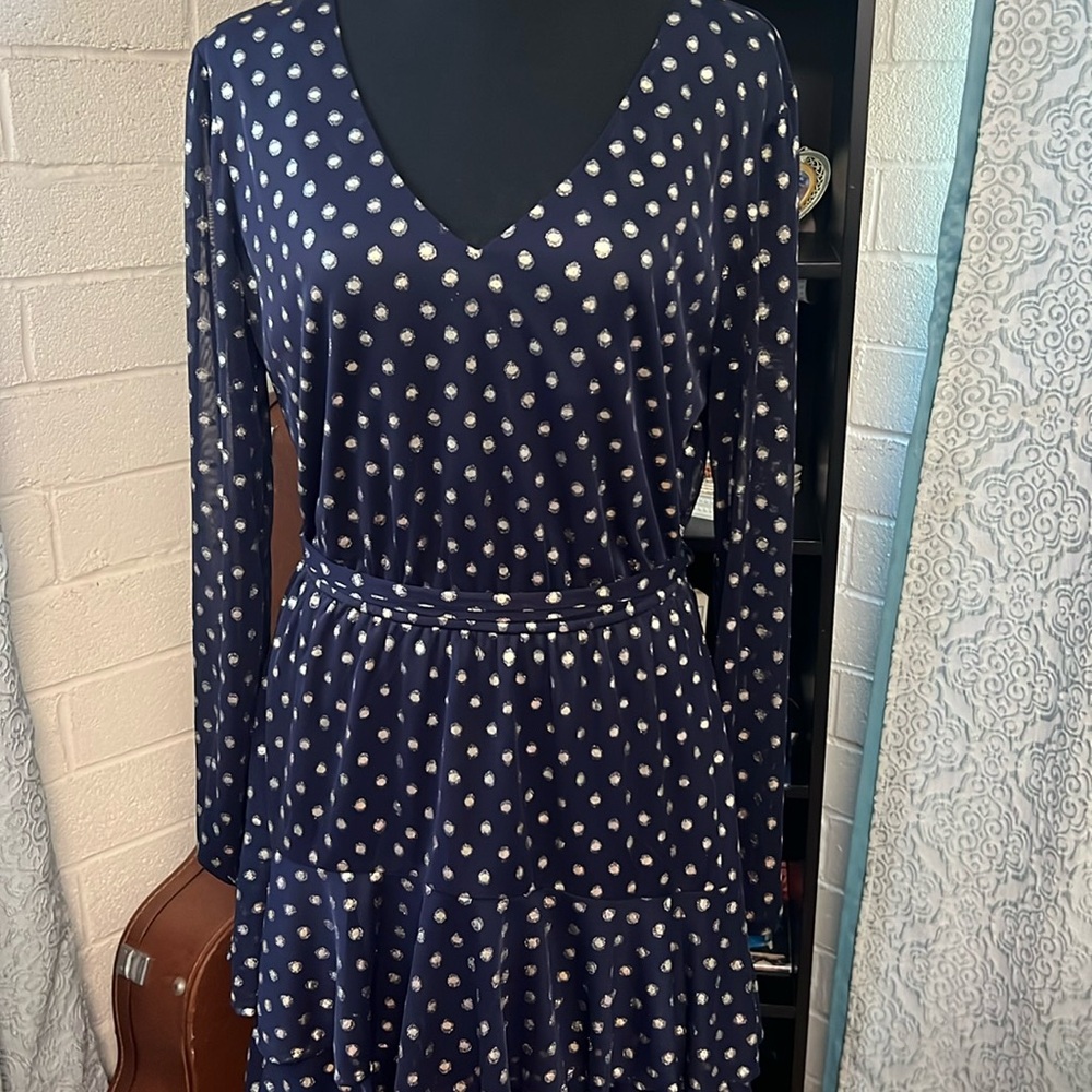 Blue & Gold dress